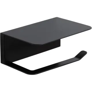 Держатель для туалетной бумаги Aquanet Магнум 336613 чёрный матовый